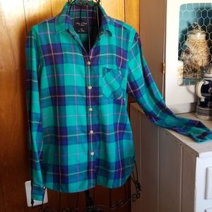 American eagle outfitters plaid top. M